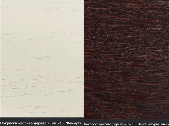 Кухонный стол раскладной Фабрицио-1 исп. Круг 820, Тон 9 (Морилка/Эмаль) в Ишиме - изображение 14