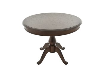 Деревянный стол на кухню Фабрицио-1 Круг 1000, (D100, Тон 7 - Орех тёмный) Морилка/Эмаль в Тюмени