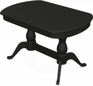 Обеденный раздвижной стол Фабрицио-2 исп. Мыло 1200, Тон 12 Покраска + патина с прорисовкой (на столешнице) в Тюмени