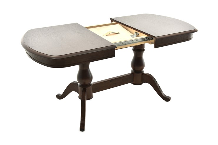 Кухонный раскладной стол Фабрицио-2 исп. Мыло 1200, Тон 7 (Морилка/Эмаль) в Тюмени - изображение 2
