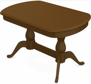 Кухонный раздвижной стол Фабрицио-2 исп. Мыло 1400, Тон 2 Покраска + патина с прорисовкой (на столешнице) в Тюмени