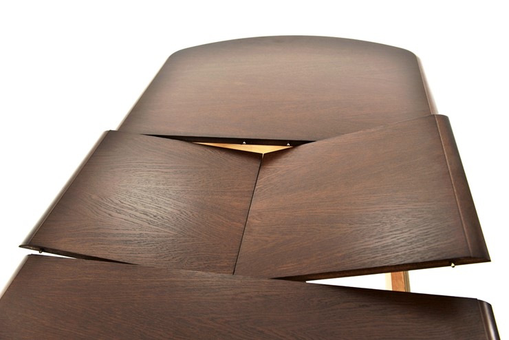 Обеденный раздвижной стол Фабрицио-2 исп. Мыло 1400, Тон 7 (Морилка/Эмаль) в Тюмени - изображение 4