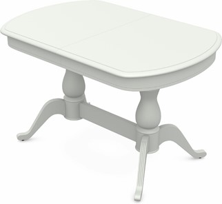 Кухонный стол раздвижной Фабрицио-2 исп. Мыло 1600, Тон 9 Покраска + патина с прорисовкой (на столешнице) в Тюмени