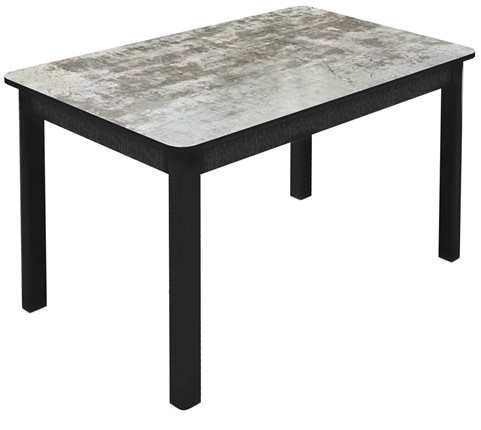Кухонный стол раскладной Гамбург исп. 2, ноги дерево №14 (Exclusive h009/черный) в Заводоуковске - изображение