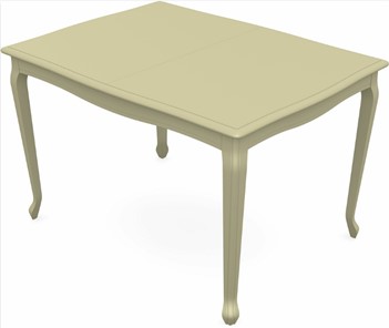 Кухонный стол раздвижной Кабриоль 1200х800, тон 10 Покраска + патина с прорисовкой (на столешнице) в Тюмени