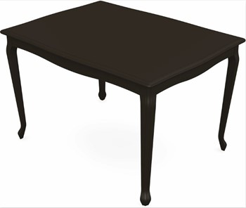 Обеденный раздвижной стол Кабриоль 1200х800, тон 11 Покраска + патина с прорисовкой (на столешнице) в Тюмени