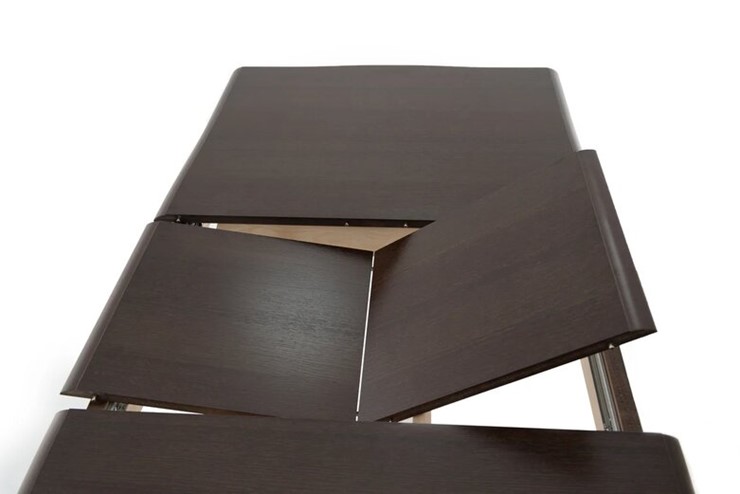 Кухонный стол раздвижной Кабриоль 1200х800, (Тон 7 - Орех тёмный) Морилка/Эмаль в Тюмени - изображение 7