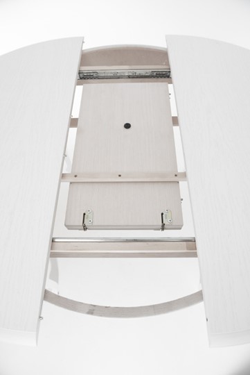Стол раздвижной Кабриоль исп. Круг 1050, тон 11 Покраска + патина с прорисовкой (на столешнице) в Заводоуковске - изображение 5