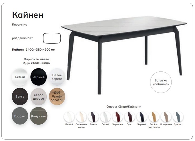 Кухонный раздвижной стол Кайнен в Заводоуковске - изображение 3