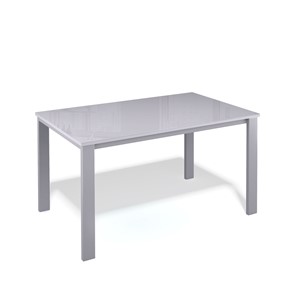 Раздвижной стол Kenner LL1200 серый/стекло серое глянец в Тюмени