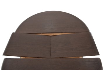 Кухонный стол раздвижной Леонардо-1 исп. Круг 1000, тон 2 (Морилка/Эмаль) в Тюмени - предосмотр 5