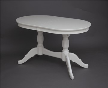 Кухонный стол раскладной Лилия-1300 (слоновая кость) 78,5x82x130+35 в Тюмени - предосмотр 1