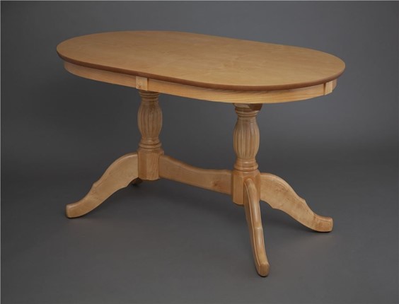 Обеденный раздвижной стол Лилия-1300 (светлый тон) 78,5x82x130+35 в Тюмени - изображение