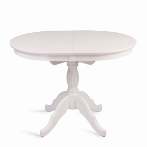 Стол раздвижной Лилия (белая эмаль) 78,5x82x110+35 в Тюмени