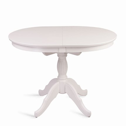 Стол раздвижной Лилия (белая эмаль) 78,5x82x110+35 в Тюмени - изображение