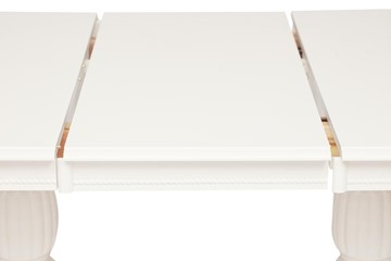 Кухонный стол раздвижной LORENZO (Лоренцо) 160+46x107x76, pure white (402) в Тюмени - предосмотр 3