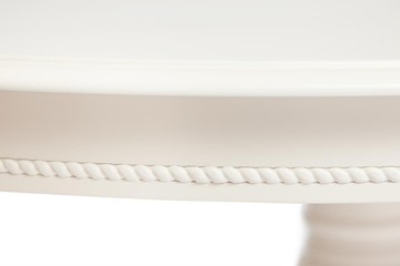Кухонный стол раздвижной LORENZO (Лоренцо) 160+46x107x76, pure white (402) в Заводоуковске - предосмотр 4