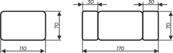Стол раздвижной Милан-1 EVO, ноги металлические черные, стекло белое/серый в Тюмени - предосмотр 2