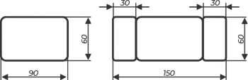 Обеденный раздвижной стол Милан-мини EVO (ноги металлические черные, белый цемент) в Тюмени - предосмотр 3