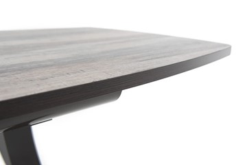 Кухонный раздвижной стол Милан Пластик (Дерево тёмное) в Тюмени - предосмотр 3