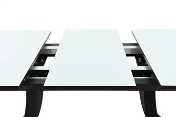 Кухонный стол раскладной Милан Стекло Opti (Белое) в Заводоуковске - предосмотр 12