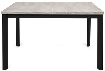Обеденный раздвижной стол Нагано-3L (ноги черные, светлый цемент) в Тюмени - предосмотр 1
