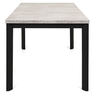 Обеденный раздвижной стол Нагано-3L (ноги черные, светлый цемент) в Тюмени - предосмотр 2