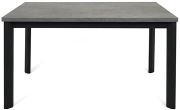 Обеденный раздвижной стол Нагано-3L (ноги черные, серый камень) в Заводоуковске - предосмотр 1