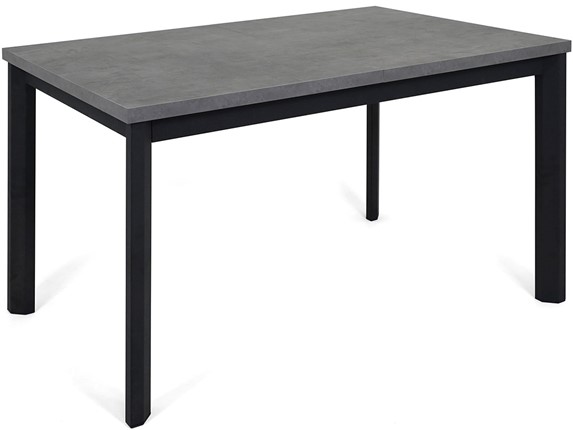 Обеденный раздвижной стол Нагано-3L (ноги черные, серый камень) в Заводоуковске - изображение