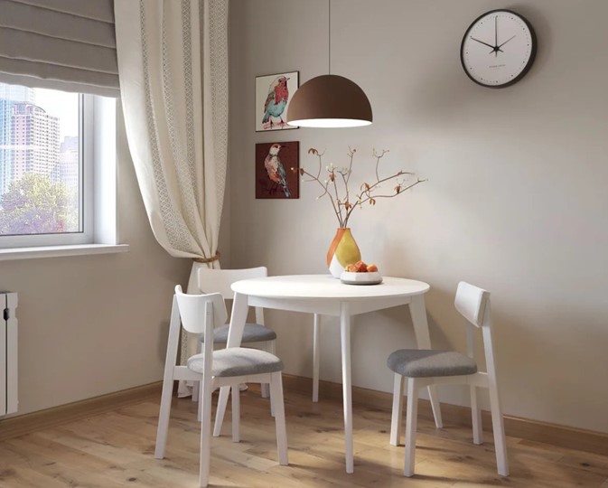 Кухонный раздвижной стол Орион Classic Plus 100, Белый в Тюмени - изображение 13
