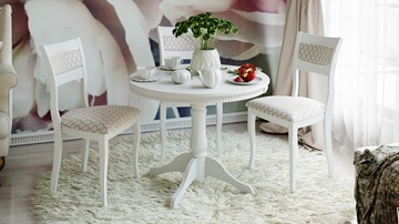Кухонный стол раздвижной Орландо Т1, цвет Белый матовый (Б-111.02.1) в Тюмени - предосмотр 2