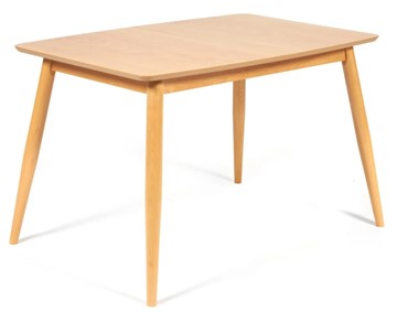 Обеденный раздвижной стол Pavillion (Павильон) бук/мдф 80x120+40x75, Натуральный арт.13982 в Тюмени