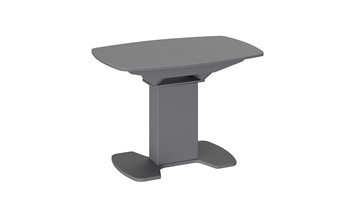 Обеденный раздвижной стол Портофино (СМ(ТД)-105.01.11(1)), цвет Серое/Стекло серое матовое LUX в Ишиме