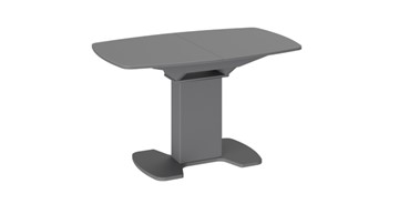 Стол со стеклянной столешницей Портофино (СМ(ТД)-105.02.11(1)), цвет Серое/Стекло серое матовое LUX в Тобольске
