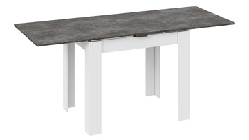 Кухонный стол раскладной Промо тип 3 (Белый/Ателье темный) в Ишиме - предосмотр 1