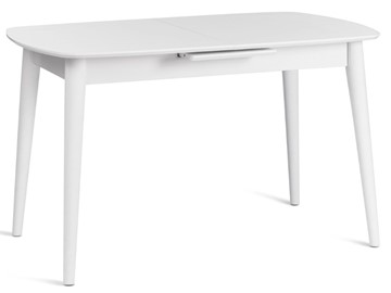 Раздвижной стол RAMBO (mod. 1193) МДФ/пластик, 130+30х80х75, white (белый) арт.19489 в Тюмени - предосмотр