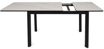 Кухонный стол раздвижной Римини-мини С, 90х65 (+40) керамика Black Marble (черный) в Тюмени - предосмотр 3