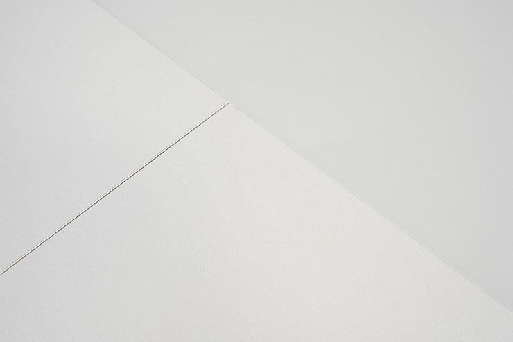 Стол раздвижной Сальвадор-1G (ноги белые, стекло cristal/белый цемент) в Тюмени - изображение 6