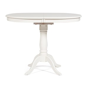 Овальный кухонный стол Solerno (ME-T4EX) 70х100+29х75, ivory white (слоновая кость 2-5) арт.12483 в Тюмени