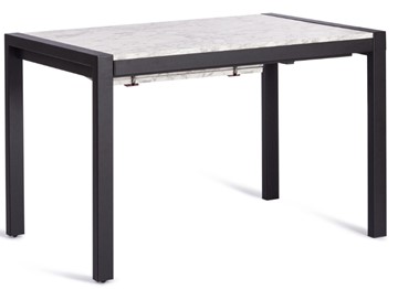 Кухонный раскладной стол SVAN (mod. 1011) ЛДСП+меламин/металл, 120+67х74х75, сосна/чёрный арт.19490 в Тюмени