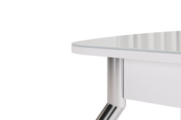 Кухонный раскладной стол Танго, белый/белый в Тюмени - предосмотр 5
