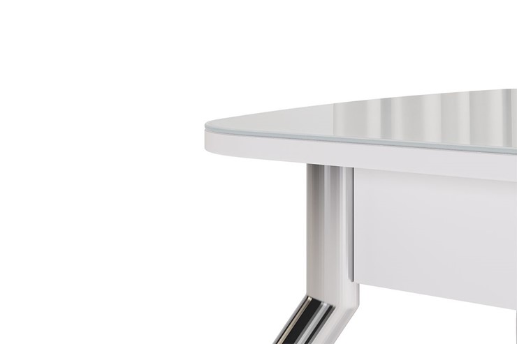 Кухонный раскладной стол Танго, белый/белый в Заводоуковске - изображение 5