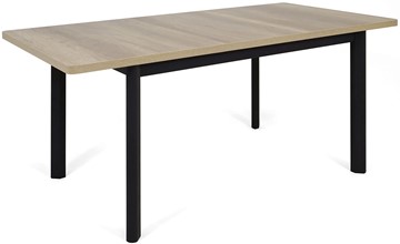 Кухонный стол раскладной Токио-2L (ноги металлические черные, дуб каньон) в Тюмени - предосмотр 3