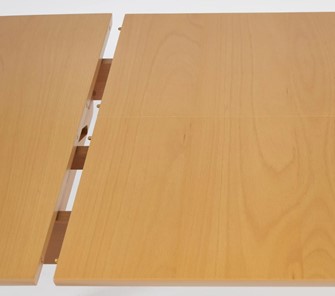Кухонный стол раздвижной VAKU (Ваку) бук/мдф 80x120+40x75, Натуральный бук арт.13987 в Тюмени - предосмотр 4
