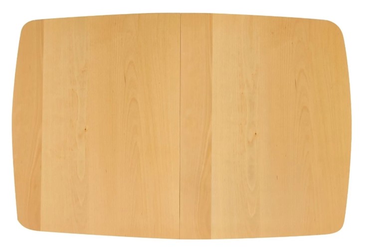 Кухонный стол раздвижной VAKU (Ваку) бук/мдф 80x120+40x75, Натуральный бук арт.13987 в Заводоуковске - изображение 6