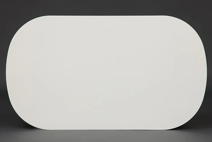 Обеденный стол MAX (Макс) бук/мдф 140х80х75 Белый/Коричневый арт.10465 в Заводоуковске - изображение 2