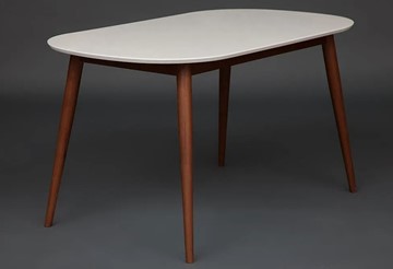 Обеденный стол MAX (Макс) бук/мдф 140х80х75 Белый/Коричневый арт.10465 в Тюмени - предосмотр 3