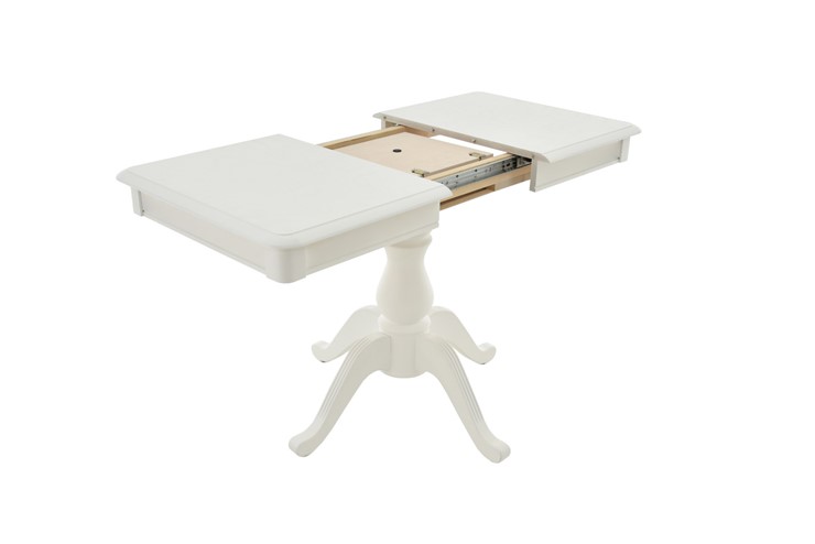 Обеденный раздвижной стол Фабрицио-1 исп. Мини 1100, Тон 11 Покраска + патина с прорисовкой (на столешнице) в Тюмени - изображение 4