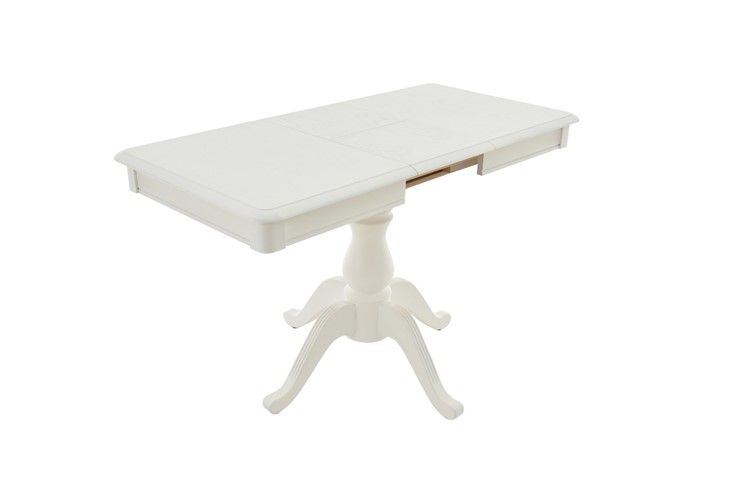 Обеденный раздвижной стол Фабрицио-1 исп. Мини 1100, Тон 11 Покраска + патина с прорисовкой (на столешнице) в Тюмени - изображение 5