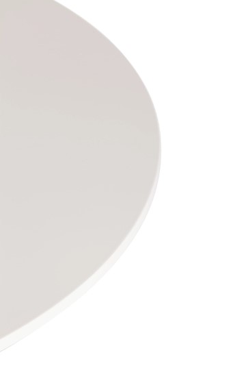 Стол кухонный TULIP (mod. 011) металл/мдф, 90х90х75 белый арт.14105 в Заводоуковске - изображение 1